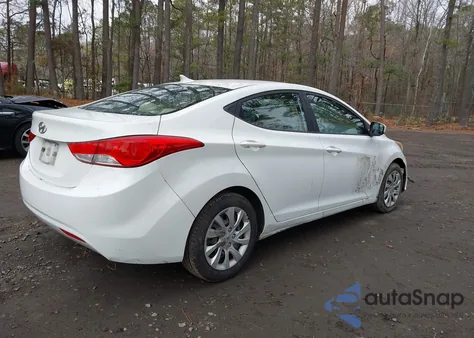 2011 Hyundai Elantra Gls from USA, damaged, VIN 5NPDH4AE2BH025192